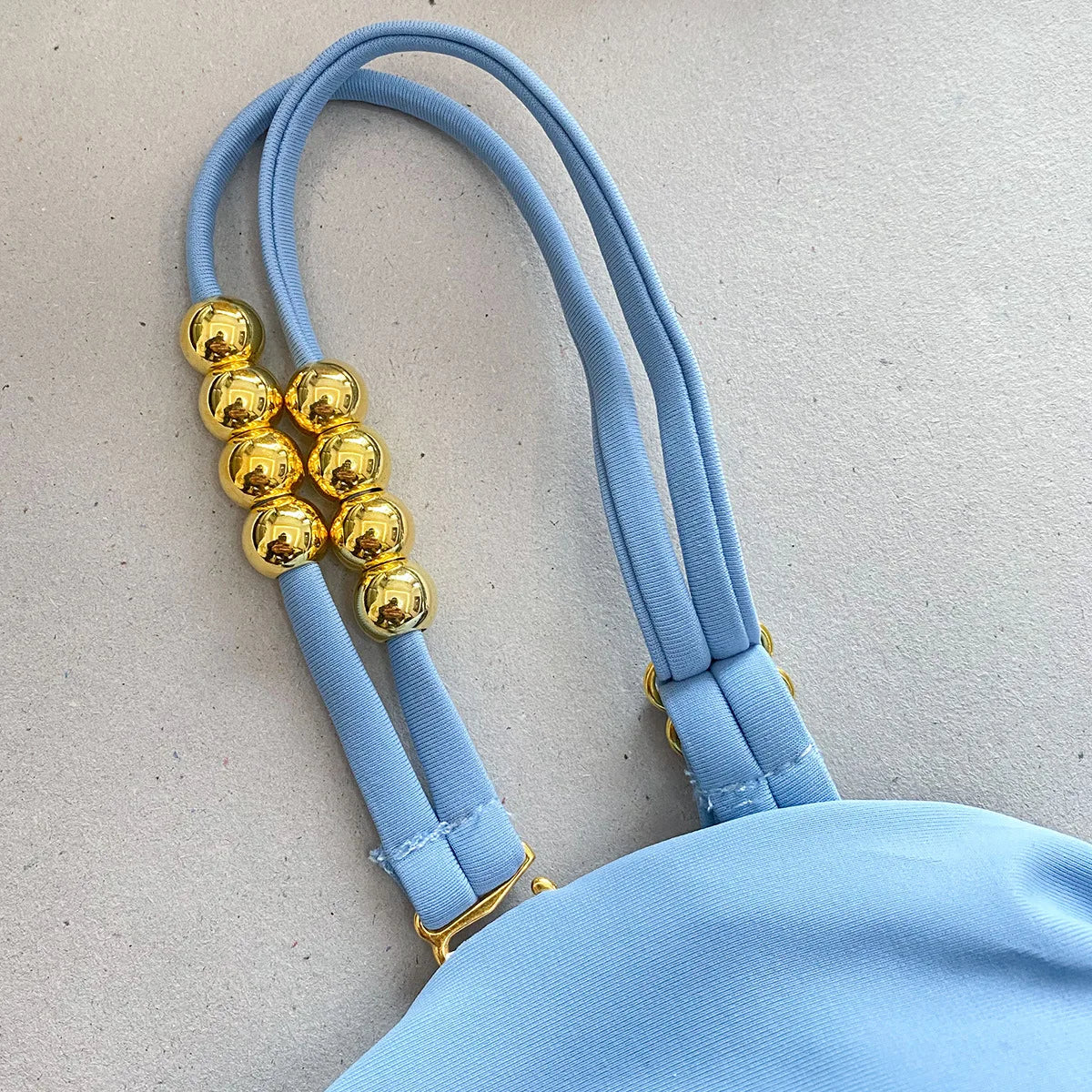 Colorblock Cutout One Piece Bikini And Skirt Set